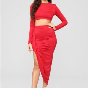 Fashion Nova Skirt Set